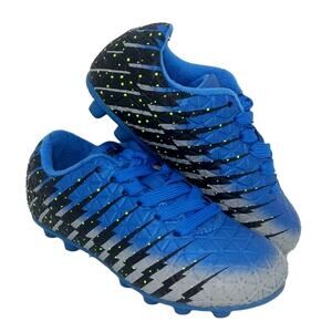 VIZARI Bolt FG Boys Blue/Silver/Black Soccer Cleats - Size: 8C